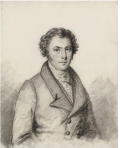 Pencil drawing Portrait of James Jemmett Esq